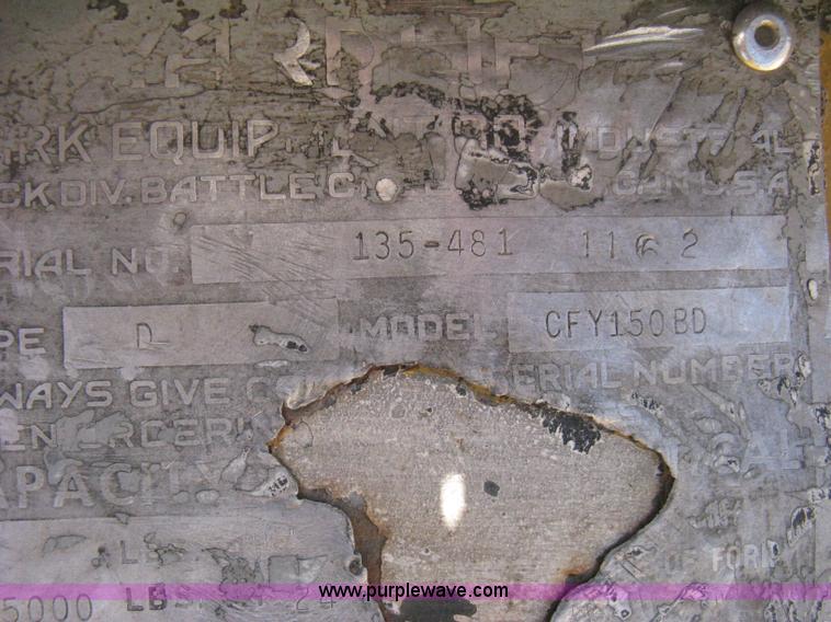 image for item H5291 Clark rough terrain forklift