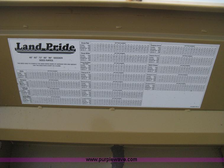 image for item H5315 Land Pride PS1572 grass drill