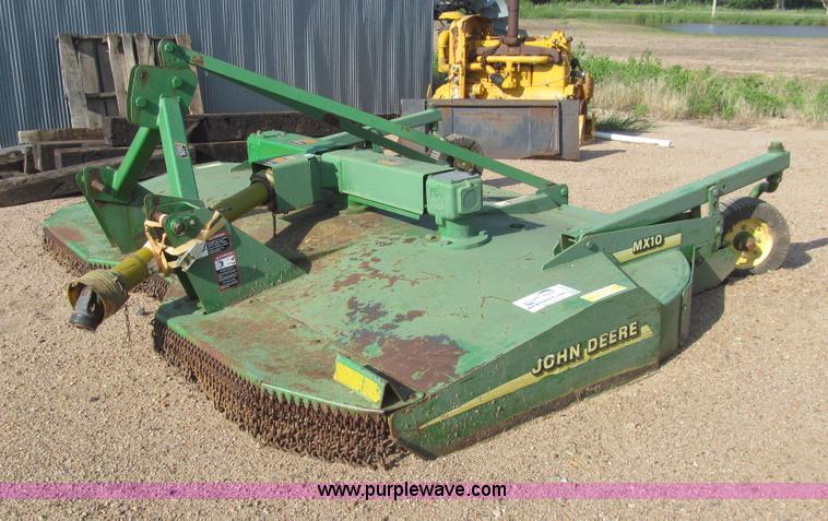 image for item H8915 John Deere MX10 rotary mower