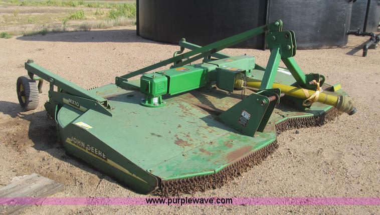 image for item H8915 John Deere MX10 rotary mower