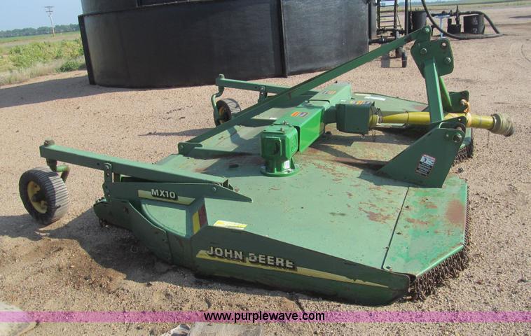 image for item H8915 John Deere MX10 rotary mower