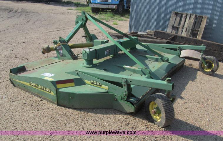 image for item H8915 John Deere MX10 rotary mower
