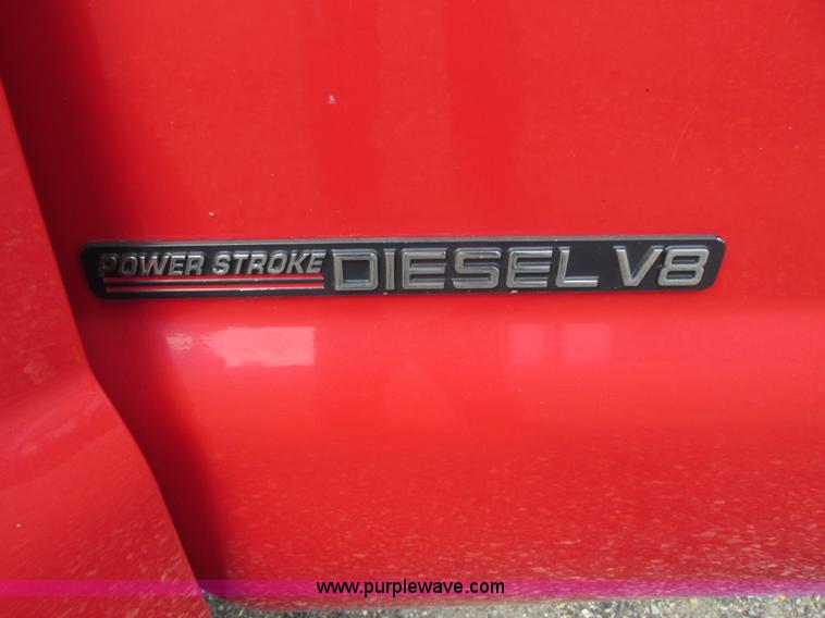 image for item I6217 2000 Ford F350 Super Duty XL SuperCab service truck with crane