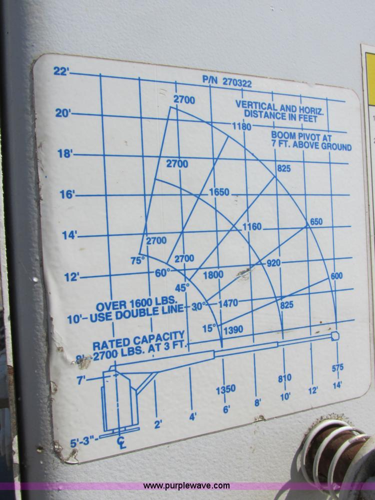 image for item I6218 2001 Ford F350 Super Duty XL SuperCab service truck with crane