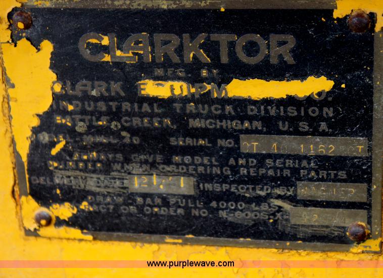 image for item I7279 1975 Clarktor aircraft tug