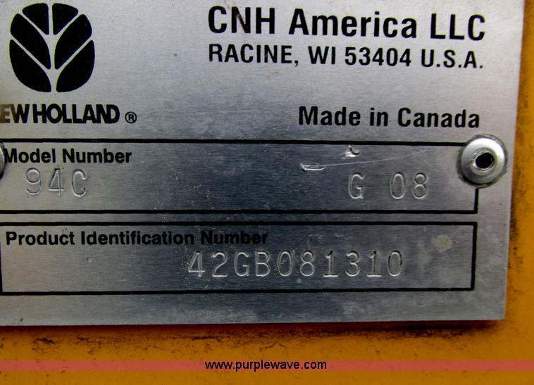 image for item A8737 2008 New Holland 94C draper head