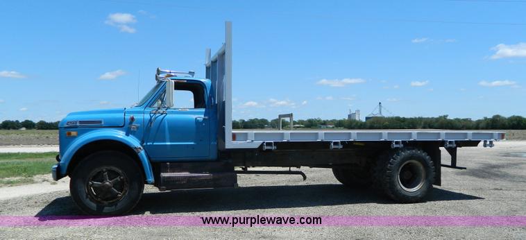 image for item AL9968 1968 Chevrolet C60 flatbed truck