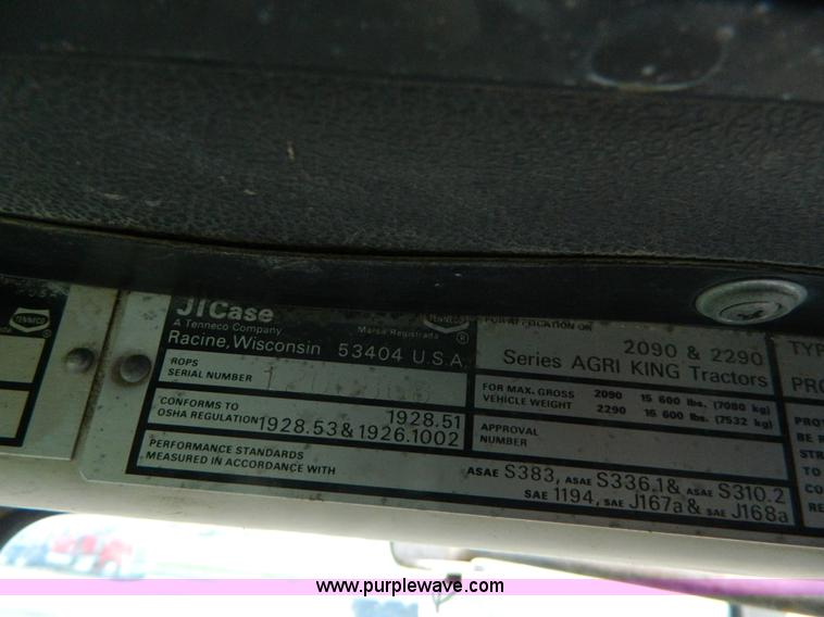 image for item AL9969 1979 Case 2290 tractor