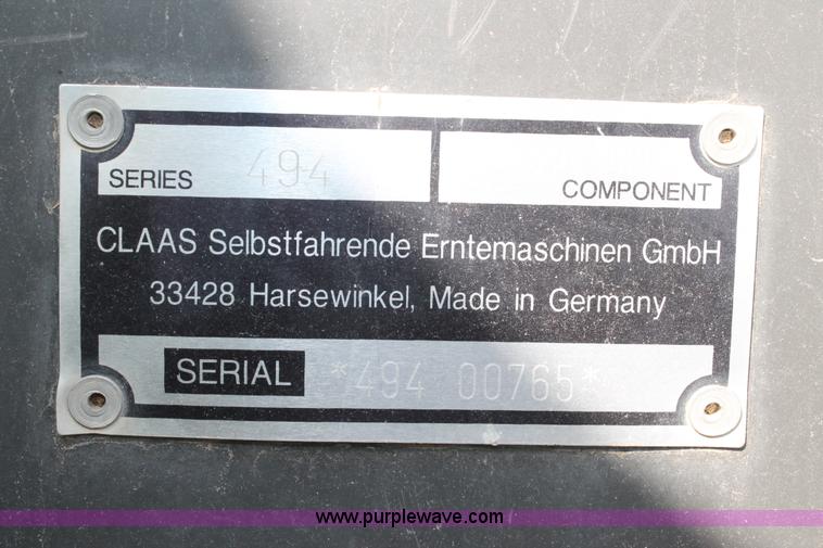 image for item H1740 2009 Claas Jaguar 980 forage harvester