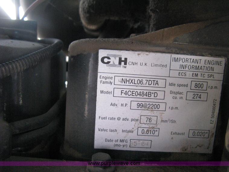 image for item H5312 2004 New Holland TS100A Plus tractor