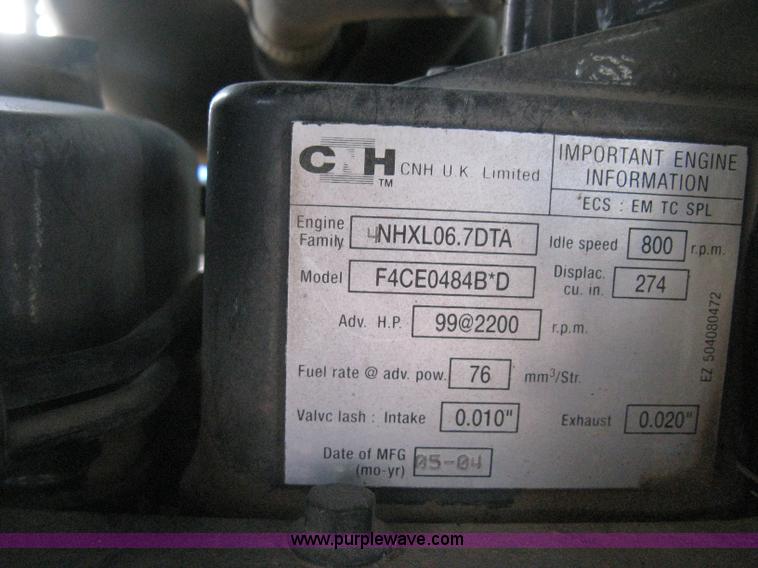 image for item H5313 2004 New Holland TS100A Plus tractor