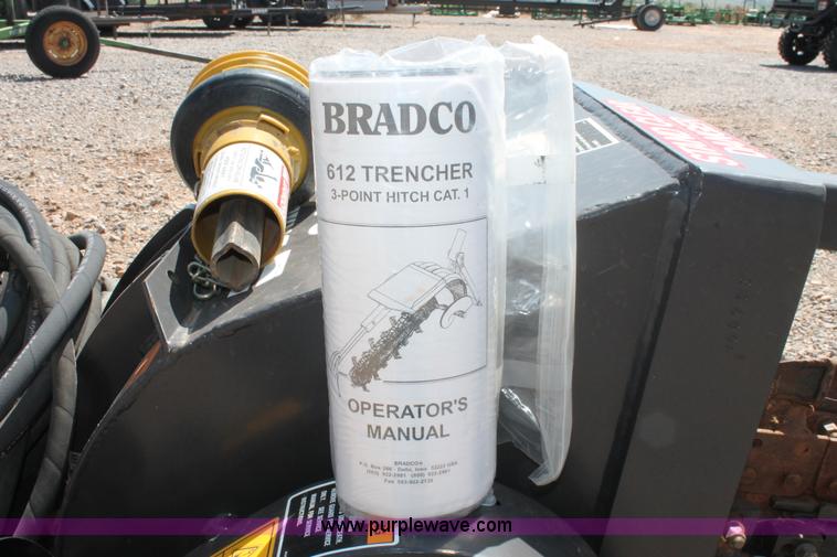 image for item H5623 Bradco 612 trencher