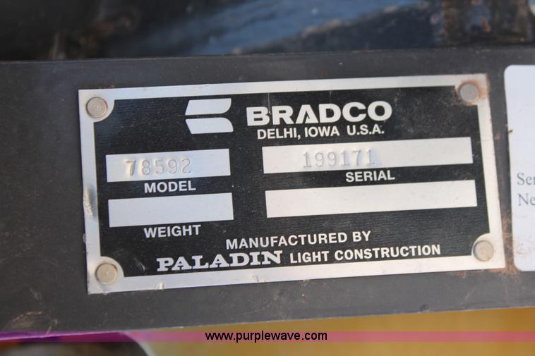 image for item H5623 Bradco 612 trencher