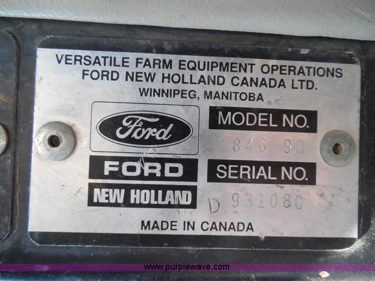 image for item I3432 1993 Ford 846 Versatile 4WD tractor