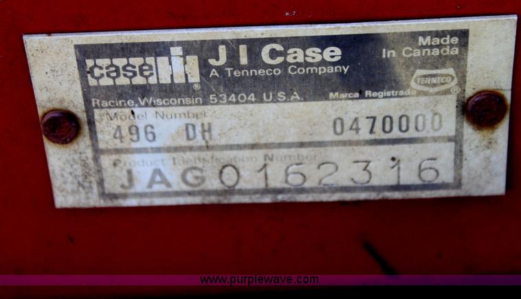 image for item I7271 Case 496DH folding disk