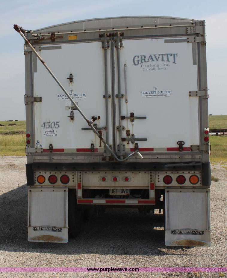 image for item I7277 1990 Wilson Convert-A-Hauler hopper bottom trailer