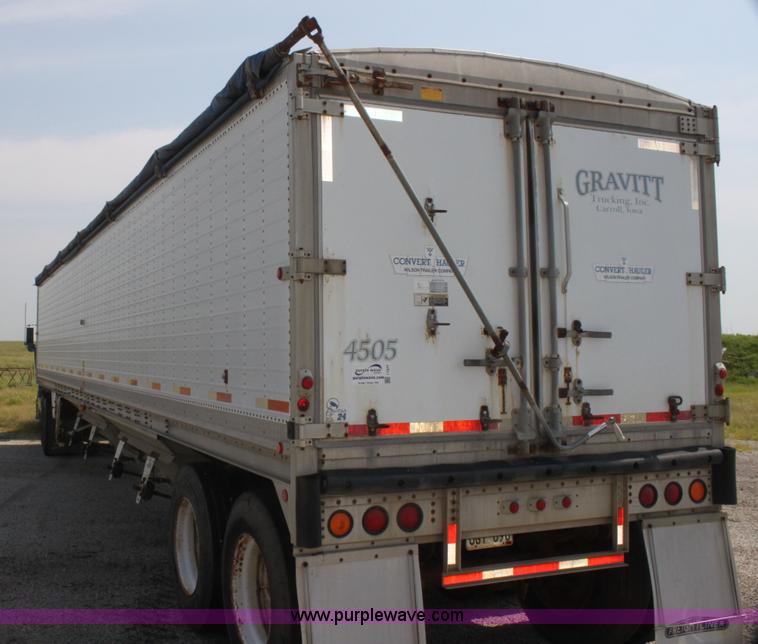 image for item I7277 1990 Wilson Convert-A-Hauler hopper bottom trailer