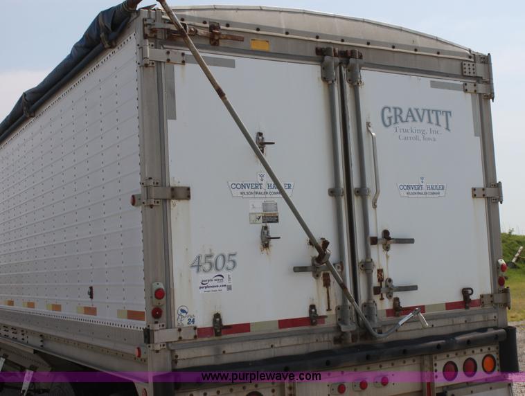 image for item I7277 1990 Wilson Convert-A-Hauler hopper bottom trailer