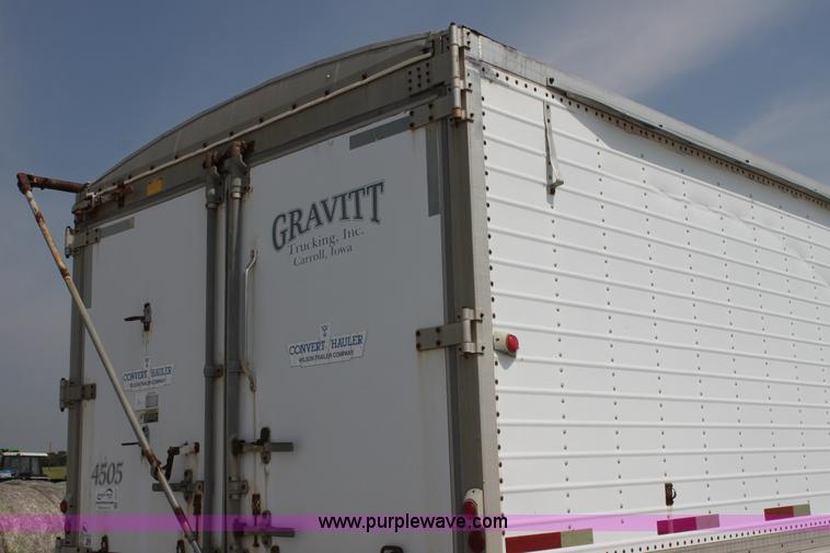 image for item I7277 1990 Wilson Convert-A-Hauler hopper bottom trailer