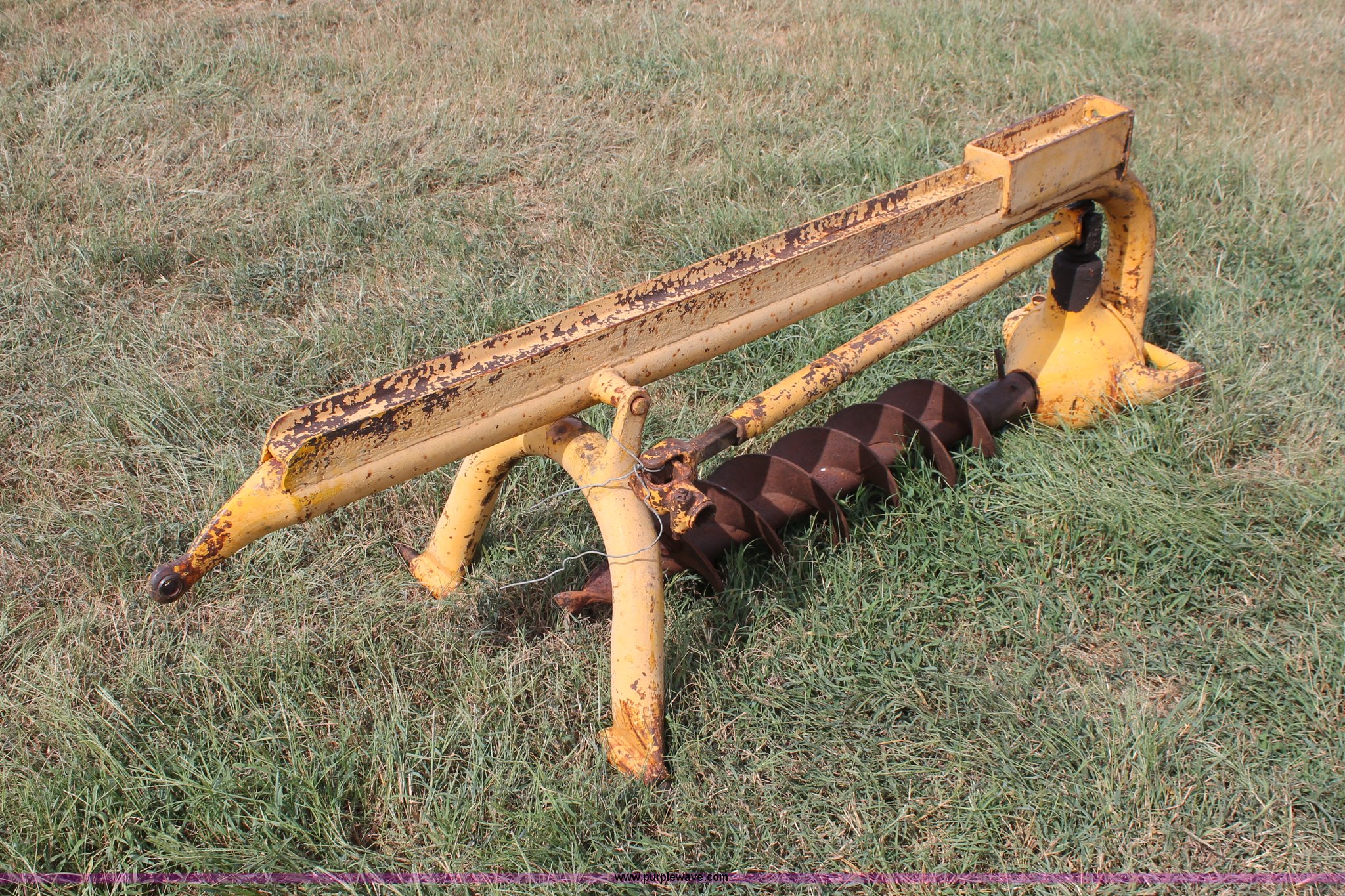 Danuser F7 post hole digger in Hennessey, OK Item H5612 sold Purple Wave