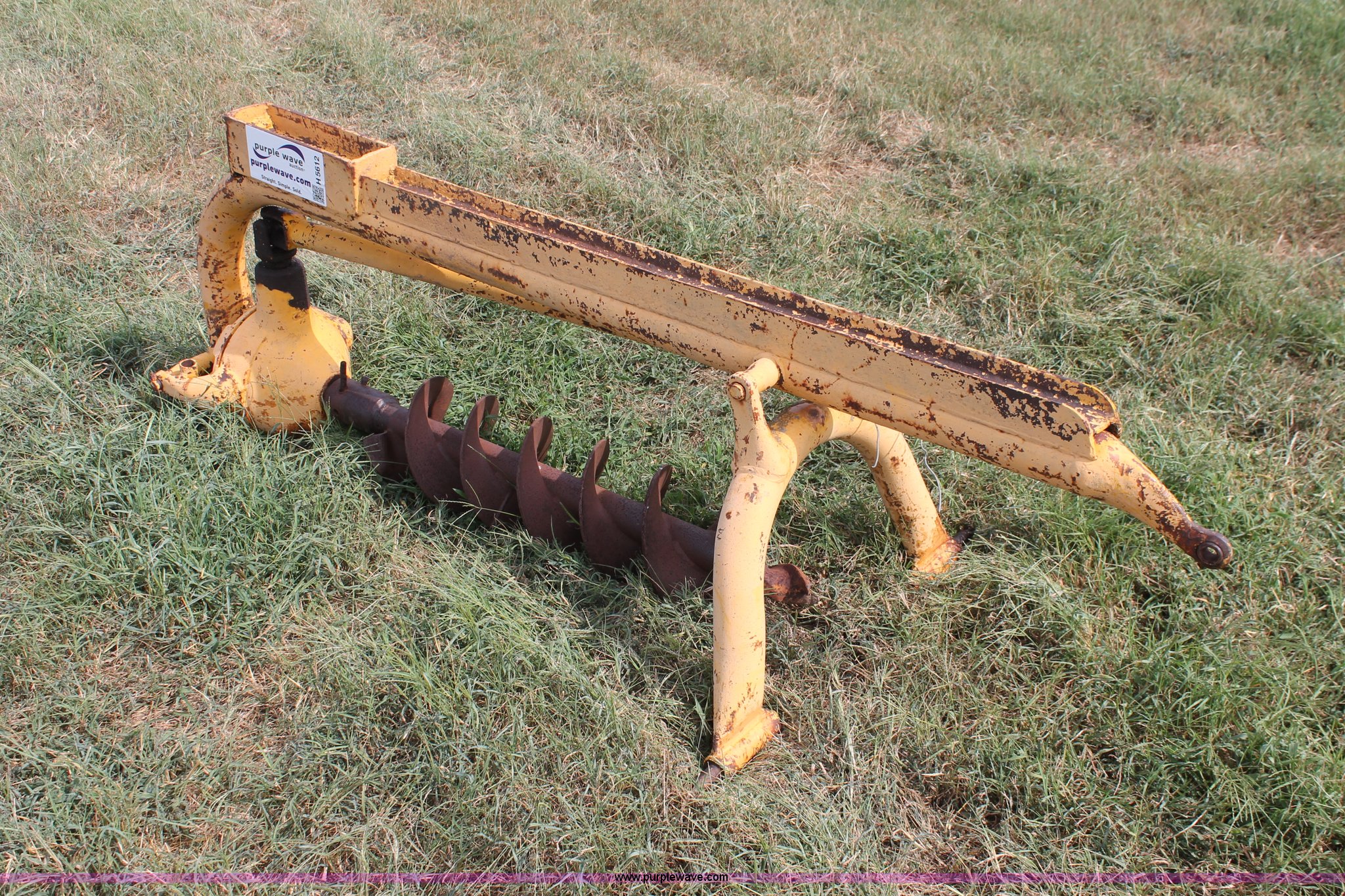 Danuser F7 post hole digger in Hennessey, OK Item H5612 sold Purple Wave