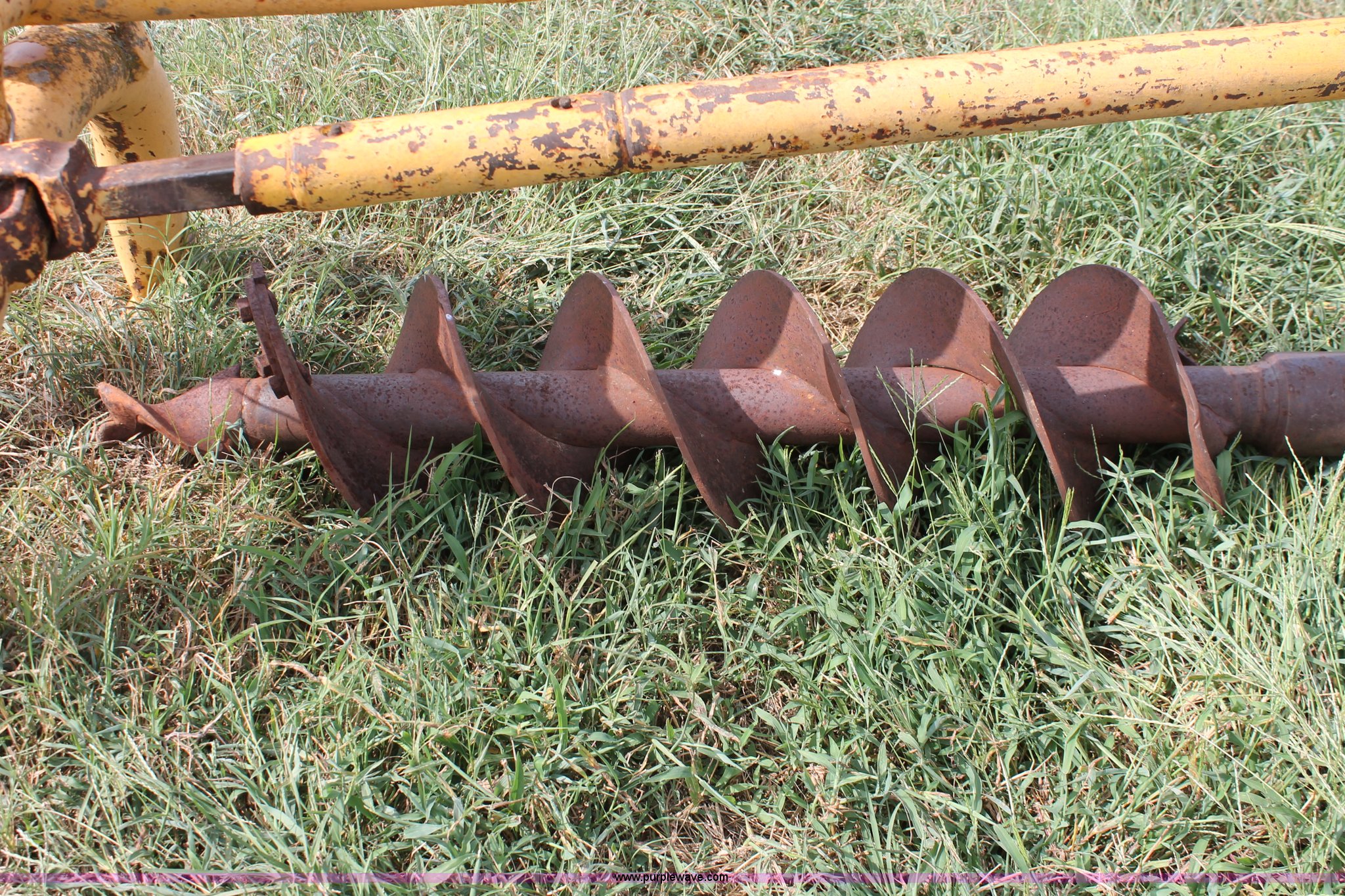 Danuser F7 post hole digger in Hennessey, OK Item H5612 sold Purple Wave