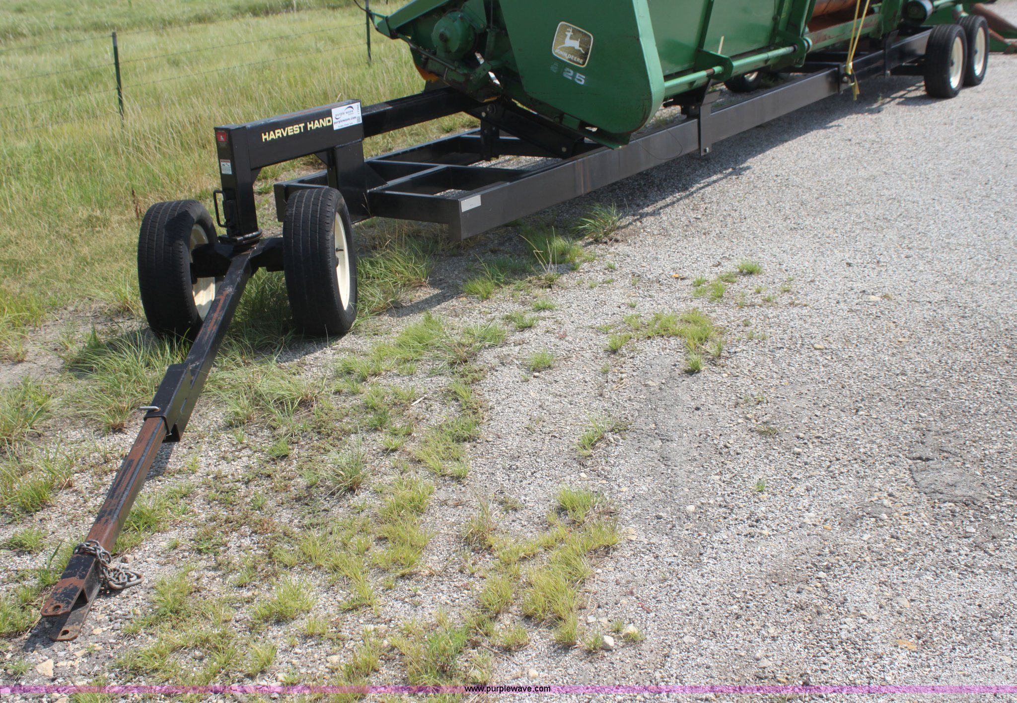 Harvest Hand 30' header trailer in Leon, KS Item I7265 sold Purple Wave