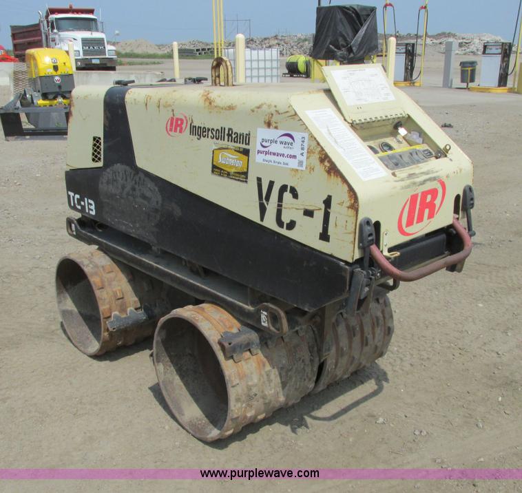 image for item A8743 Ingersoll Rand TC-13 twin drum trench compactor