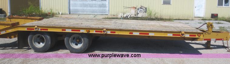 image for item D2121 1999 Belshe T9 equipment trailer