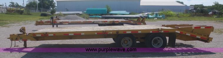 image for item D2121 1999 Belshe T9 equipment trailer
