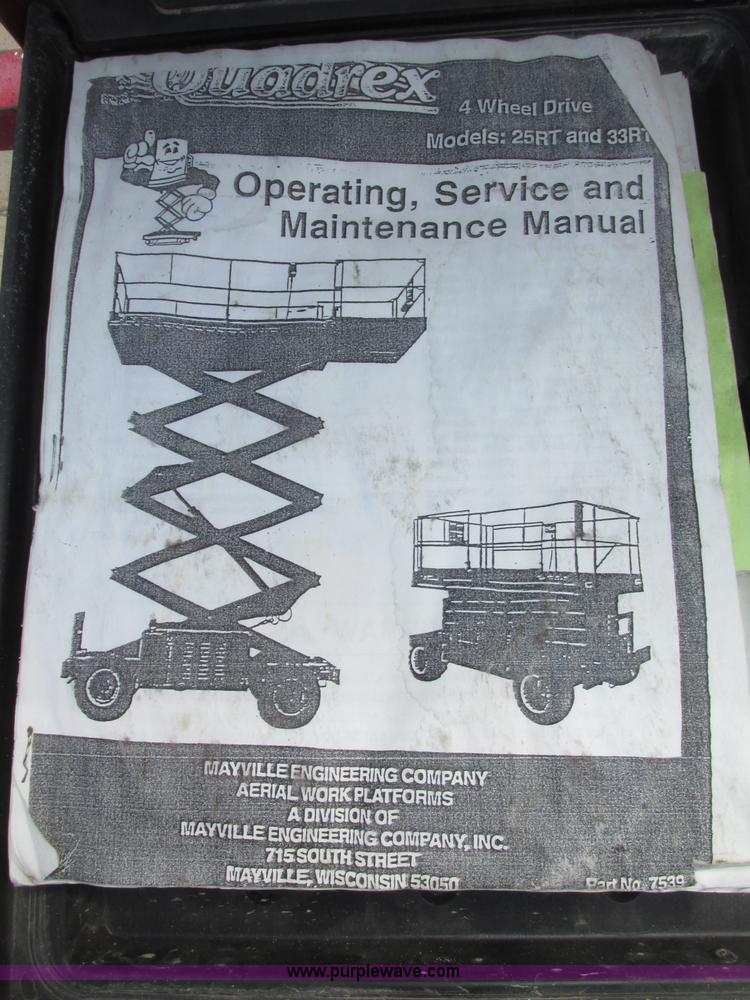 image for item F7475 Mec 33RT scissor lift