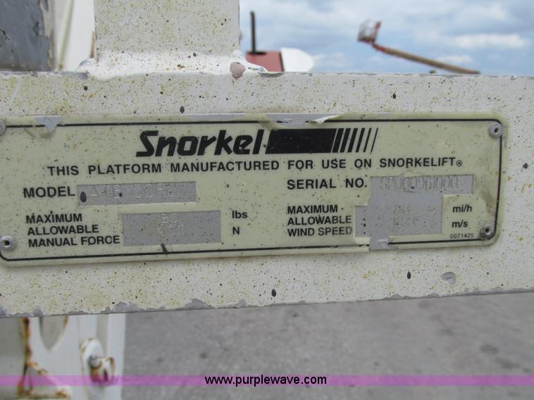 image for item F7478 2000 Snorkel ATB-50F0 boom lift