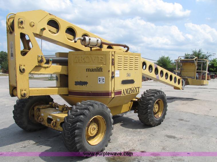 image for item F7480 Grove AMZ 66XT boom lift
