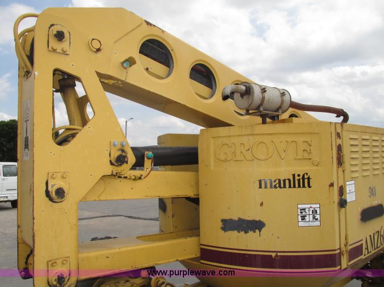 image for item F7480 Grove AMZ 66XT boom lift