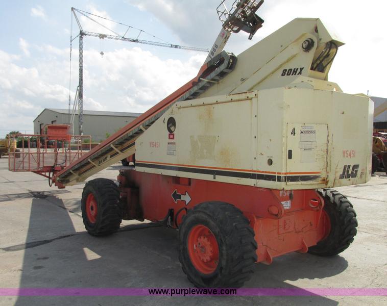 image for item F7481 1998 JLG 80HX boom lift