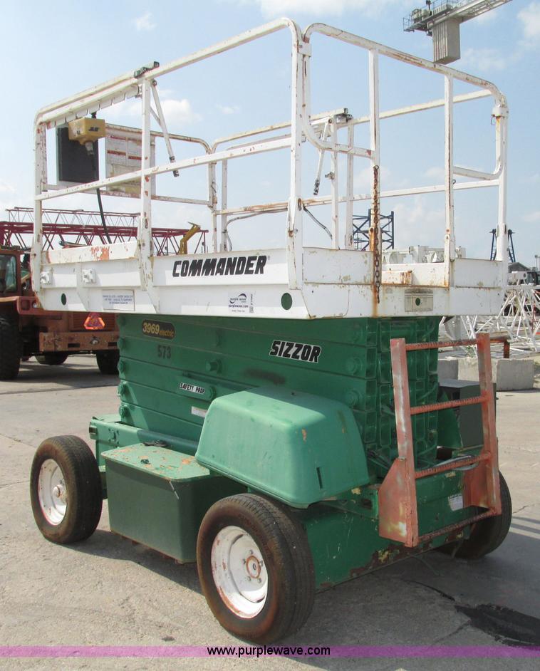 image for item F7482 1996 JLG 3969 Commander electric scissor lift