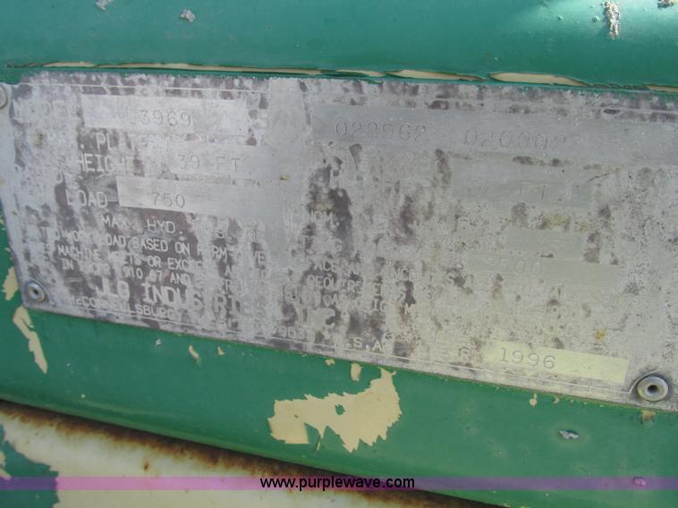 image for item F7482 1996 JLG 3969 Commander electric scissor lift