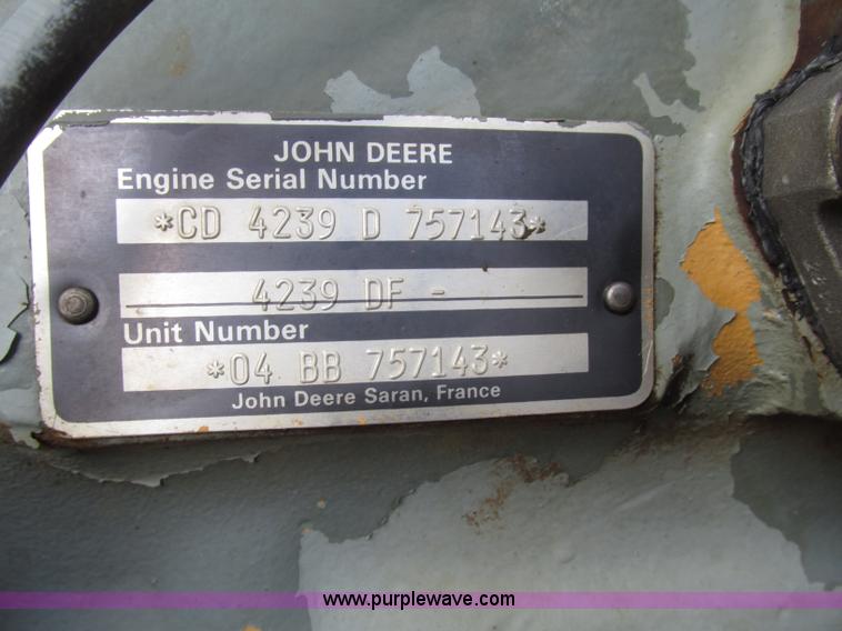 image for item F7485 1987 Gardner Denver D190JD7A air compressor