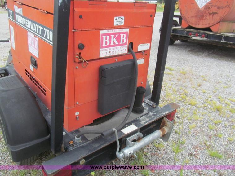 image for item F8862 Multiquip Whisperwatt 7000 light tower