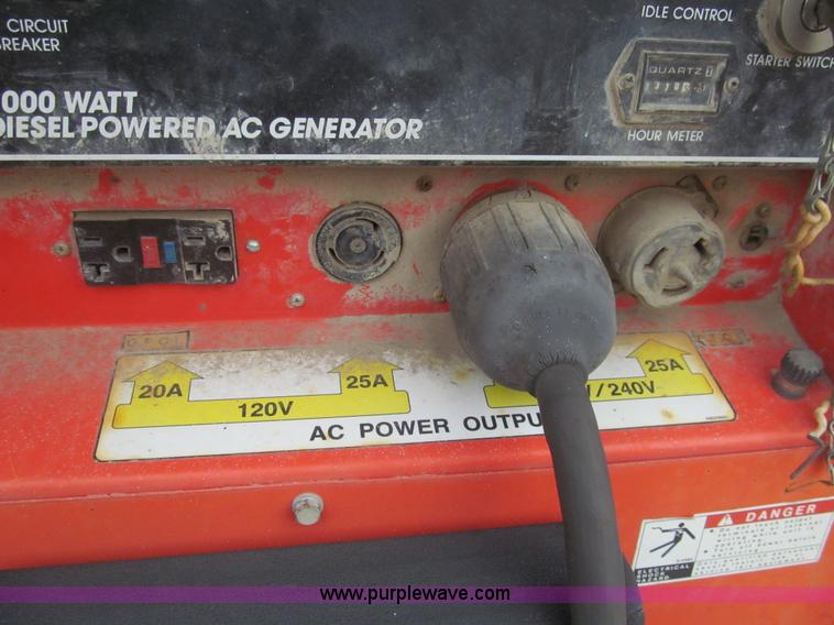 image for item F8862 Multiquip Whisperwatt 7000 light tower