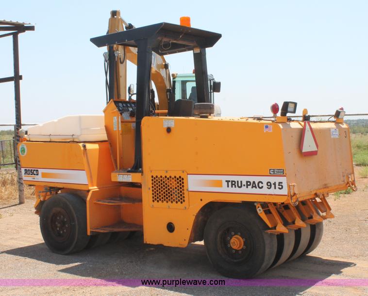 image for item H1747 2008 Rosco TRU-PAC 915 pneumatic roller