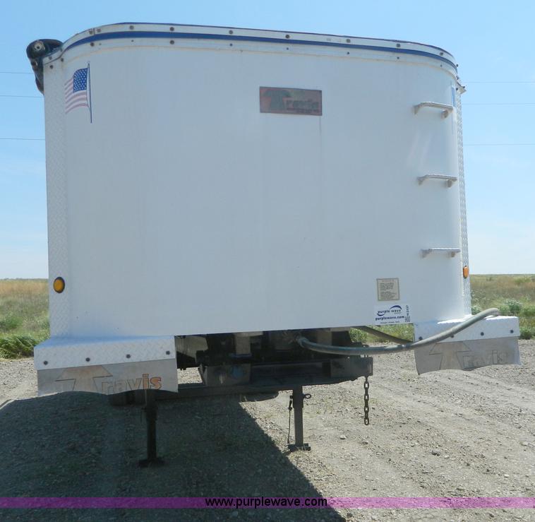 image for item H2437 1998 Travis end dump trailer