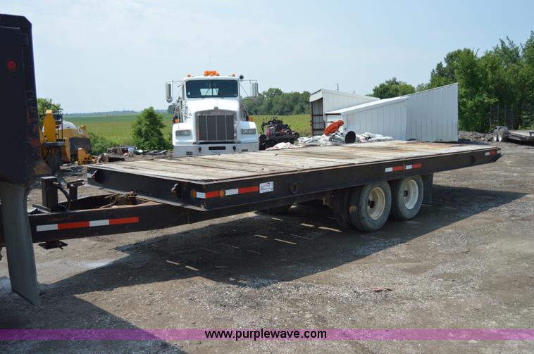 image for item H2829 1966 American tilt deck trailer
