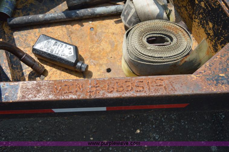 image for item H2829 1966 American tilt deck trailer