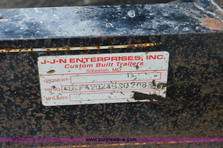 image for item H2838 2008 JJN trailer