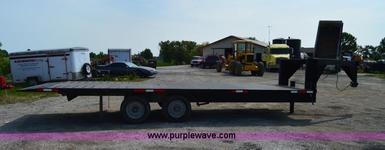 image for item H2839 2011 Shop Built gooseneck trailer