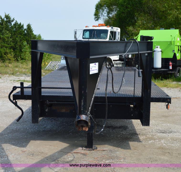 image for item H2839 2011 Shop Built gooseneck trailer