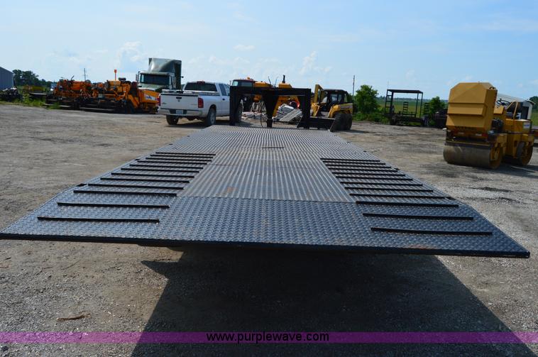 image for item H2839 2011 Shop Built gooseneck trailer