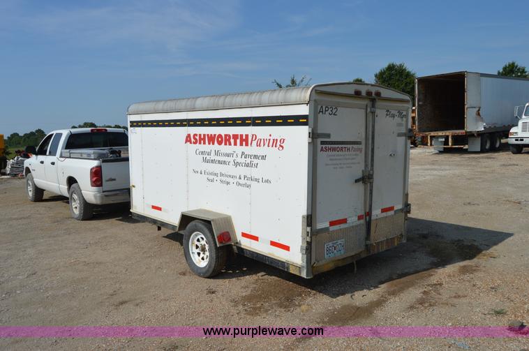 image for item H2845 1998 Playmore enclosed trailer