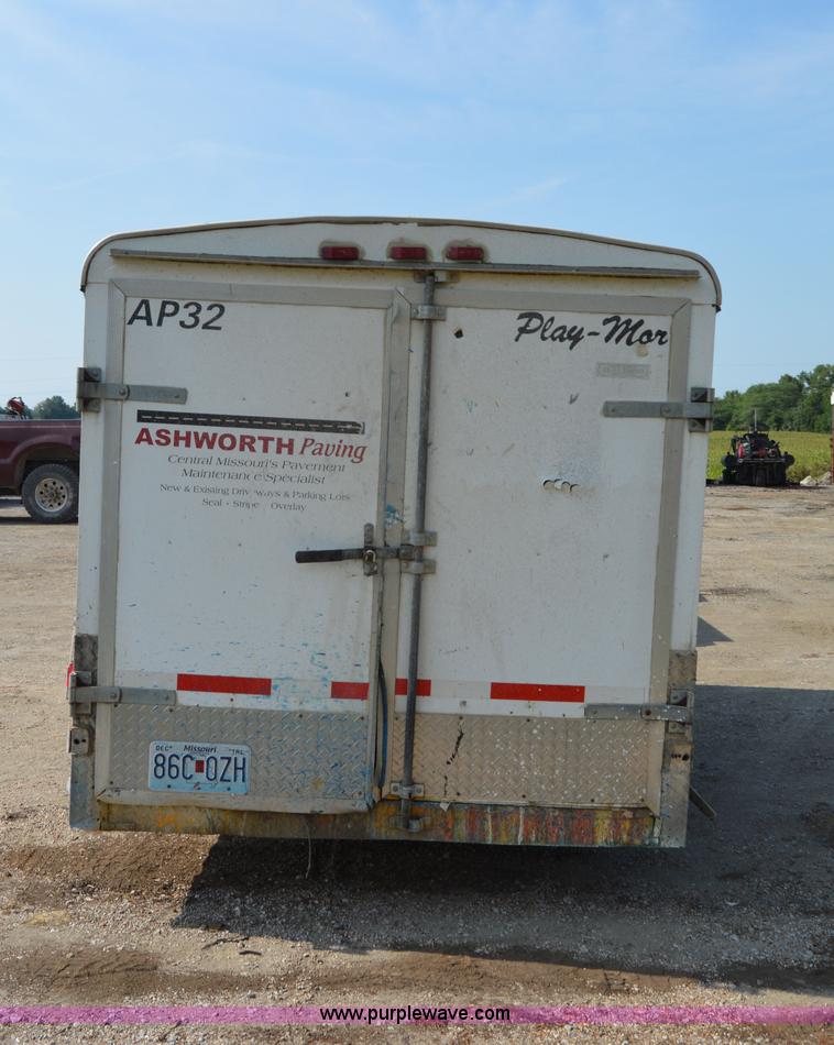 image for item H2845 1998 Playmore enclosed trailer
